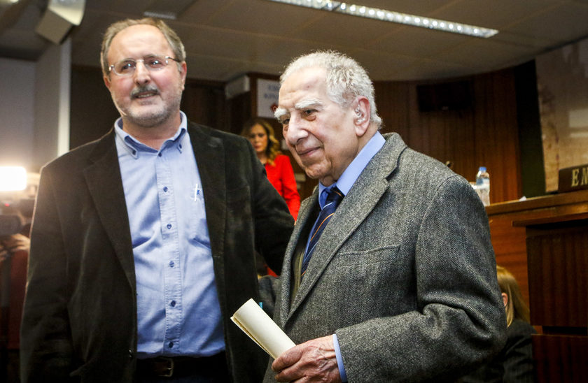 Ο Δημήτρης Παπαναγιώτου με τον Σταύρο Καπάκο