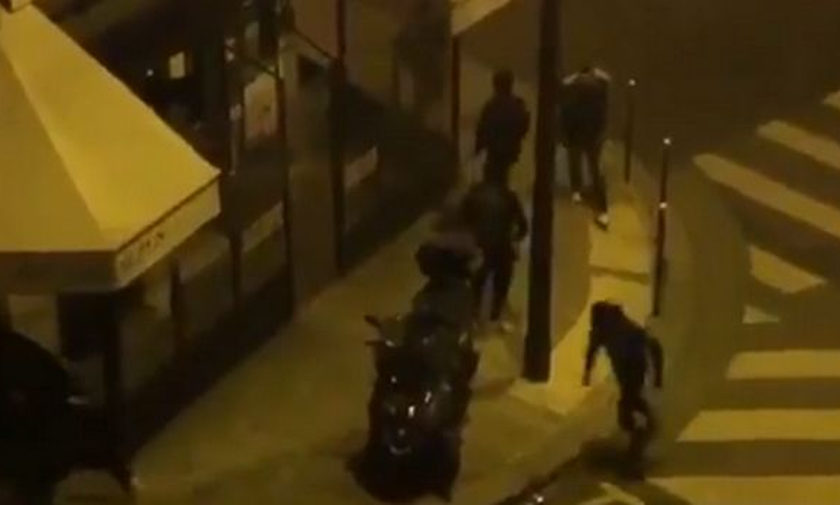 Σύγκρουση αστυνομίας - χούλιγκανς έξω από το ξενοδοχείο της Ρεάλ στο Παρίσι! (vid) 
