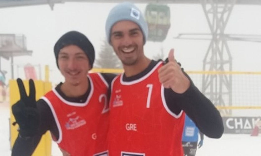 Snow Volley: Έγραψαν ιστορία Κοτσιλιανός - Ιωαννίδης
