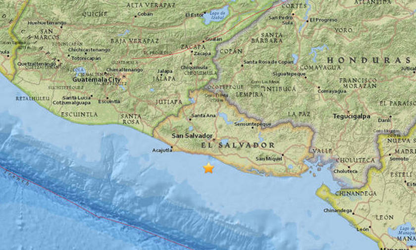 Σεισμός 5,7 Ρίχτερ στο Ελ Σαλβαδόρ