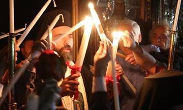 Live: Η τελετή της Αφής του Άγιου Φωτός στην Ιερουσαλήμ