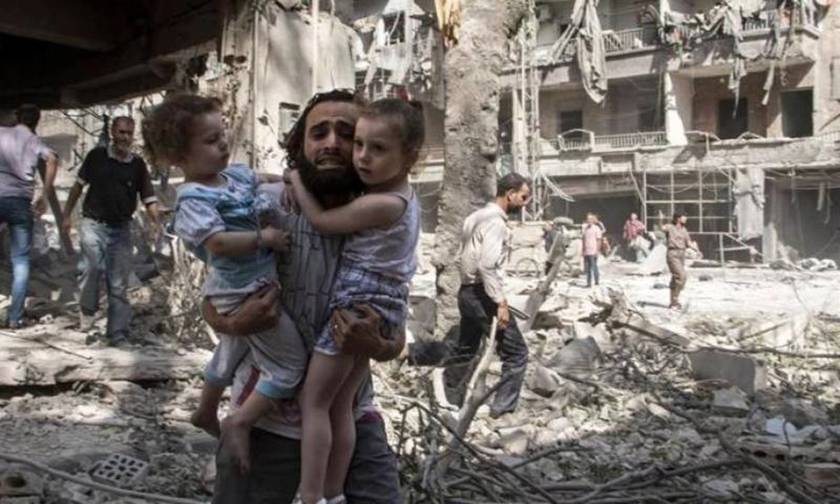 Συνεχίζεται το άγριο σφυροκόπημα στη Συρία – Στόχος στρατιωτικό αεροδρόμιο στη Χομς