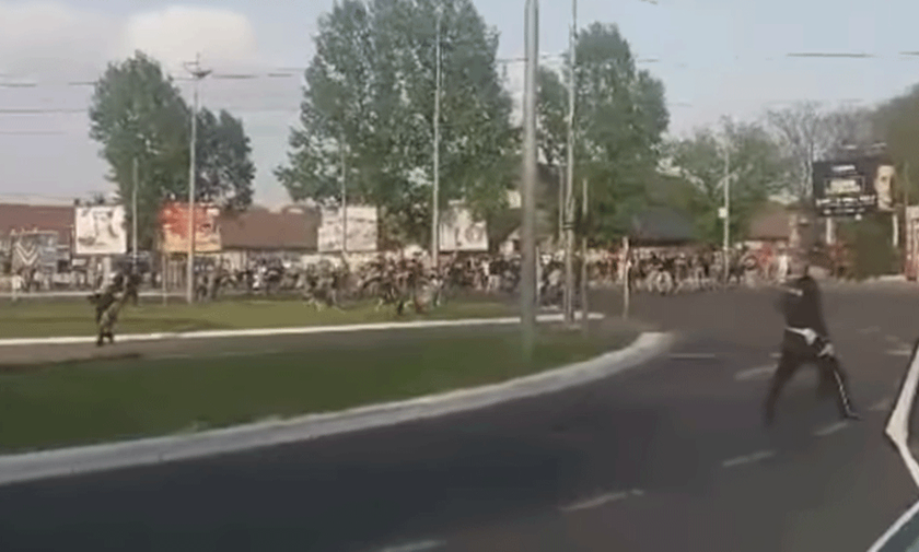 Επεισόδια στο Βελιγράδι (vid)