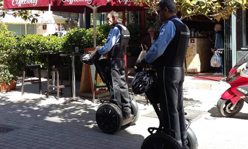 Περιπολίες με πατίνια στο Μαρούσι