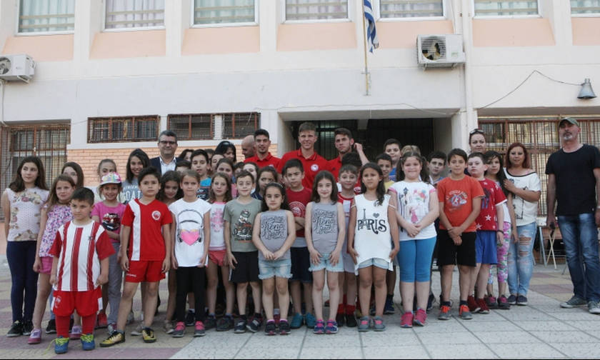 Δωρεά της ΠΑΕ Ολυμπιακός σε σχολείο στο Κερατσίνι