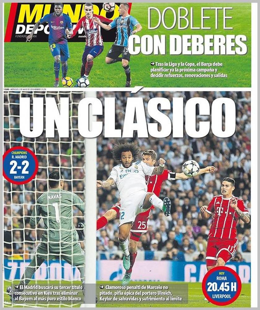 Mundo Deportivo: «Κλασικό»