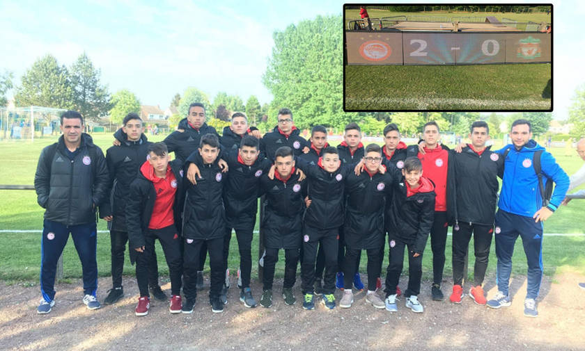 Η Κ-14 του Ολυμπιακού νίκησε τη Λίβερπουλ