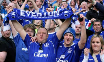 Έτσι πανηγύρισαν οι οπαδοί της Έβερτον τη νίκη της Ρεάλ (vid)