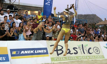 Τα highlights του Πανελλήνιου Πρωταθλήματος beach Volley στον Άγιο Νικόλαο