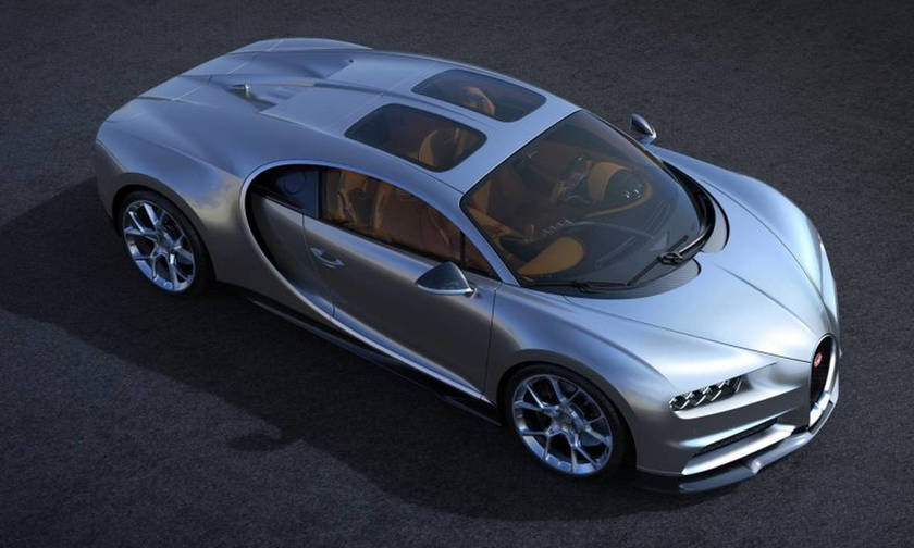 Ηλιοροφή στην Bugatti Chiron (pic)