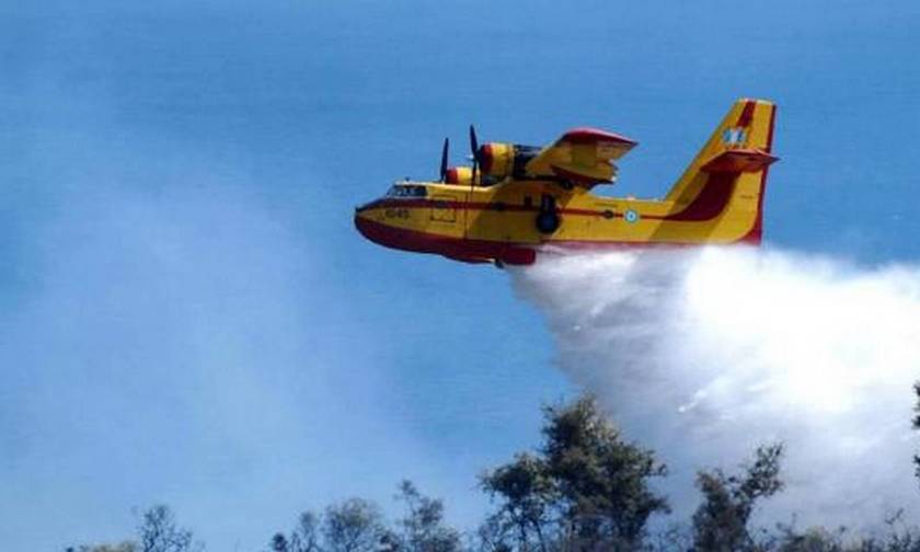 Σε εξέλιξη πυρκαγιά κοντά στον παλιό δρόμο Κερατέας - Αναβύσσου