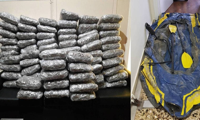 Φέρες: Προσπάθησαν να περάσουν με βάρκα 77 κιλά ναρκωτικά στην Τουρκία