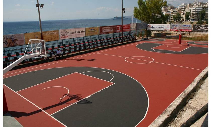 Aνακατασκευάστηκε πλήρως το γήπεδο μπάσκετ τoυ Πορφύρα στον Πειραιά