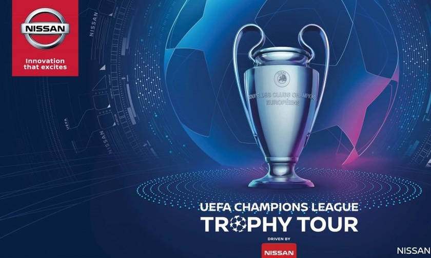 Η Nissan ταξιδεύει το τρόπαιο του Champions League στην Ευρώπη!