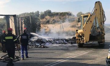 Φρικτό τροχαίο στην Καβάλα - Έντεκα νεκροί - Κάηκαν ζωντανοί