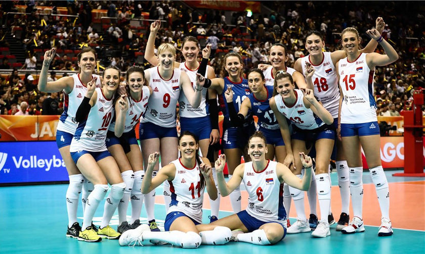 Η Σερβία έκανε άλμα για την τετράδα του Παγκοσμίου Πρωταθλήματος Βόλεϊ Γυναικών(pics)