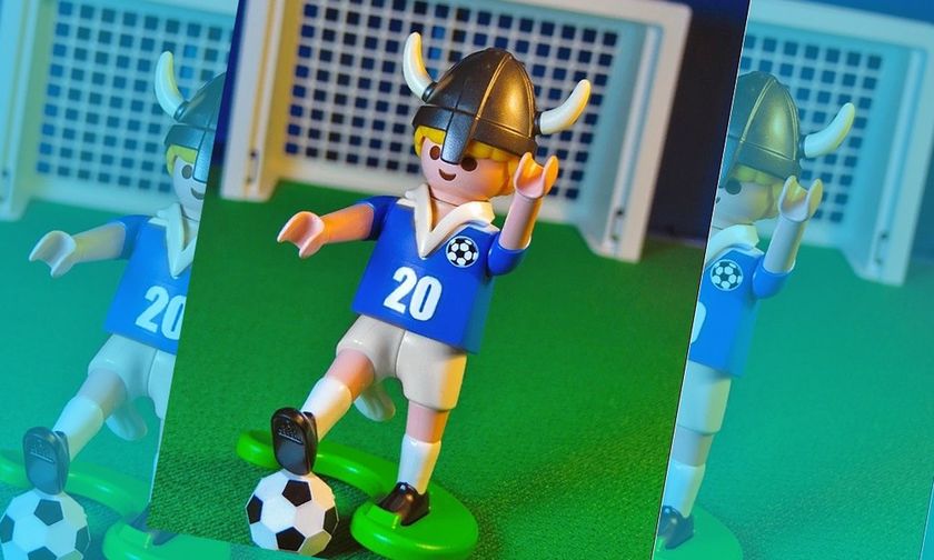 Φινλανδία - Ελλάδα: Ένα playmobil τρομάζει τον Μίκαελ Σκίμπε (vid)