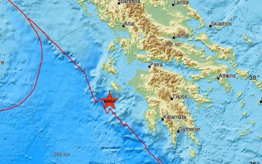 Ισχυρός σεισμός 6.6 στη Ζάκυνθο