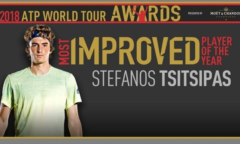 Βραβεία ATP: Πιο βελτιωμένος παίκτης της χρονιάς ο Τσιτσιπάς! (pic)