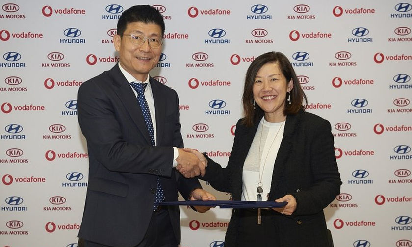 Συνεργασία Hyundai Kia με Vodafone για τα συστήματα πολυμέσων