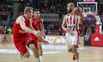 Ο Ολυμπιακός ζωντανός στο Μόναχο, 72-62 τη Μπάγερν