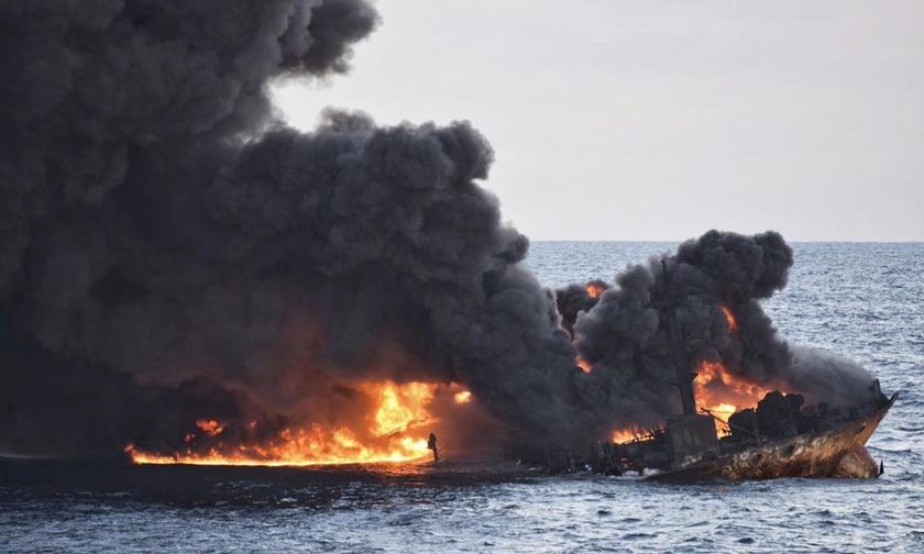 Φωτιά σε φορτηγό πλοίο νοτιοανατολικά του ακρωτηρίου Ταίναρου