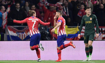 Τα δύο γκολ της Ατλέτικο Μαδρίτης στο ημίχρονο με τη Μονακό (vid) 