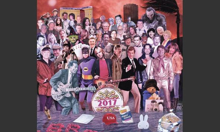 Όλοι οι διάσημοι νεκροί του 2018... ποζάρουν σε ένα εξώφυλλο (pic)