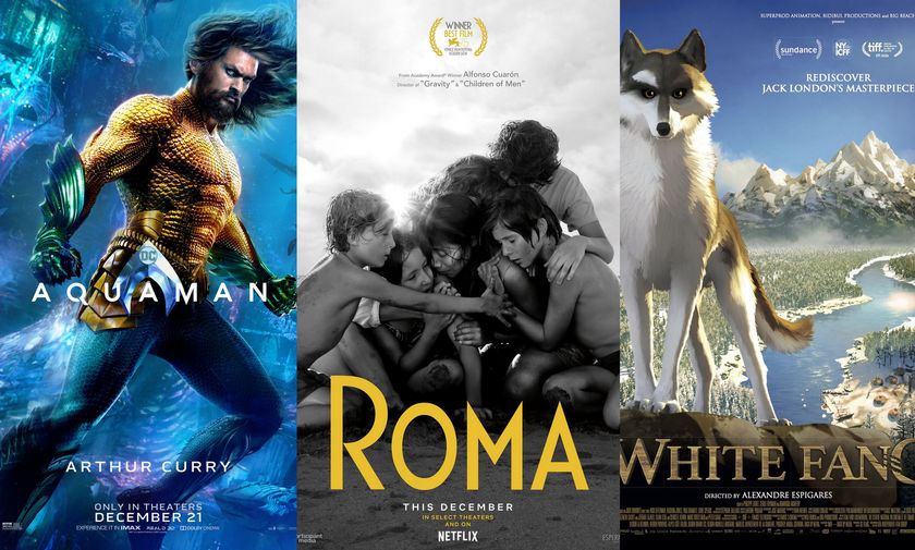 Οι ταινίες της εβδομάδας: «Aquaman», «Ρόμα», «Ασπροδόντης»