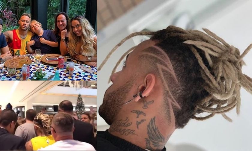 Απίστευτη αλλαγή: Νεϊμάρ με ράστα μαλλί και φανέλα Αντετοκούνμπο (pics)