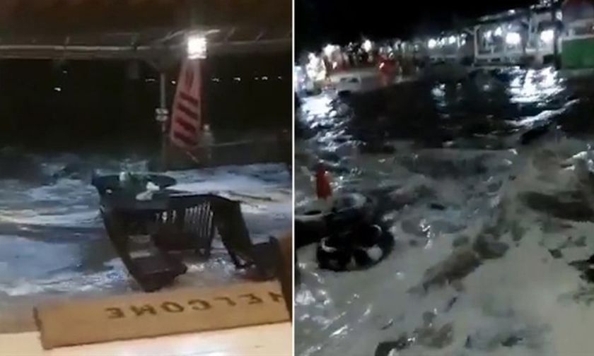 Tσουνάμι στην Ινδονησία: 62 νεκροί - Βίντεο από συναυλία την ώρα που παρασύρει τα πάντα το νερό