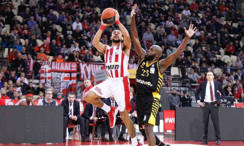 Τα highlights του Ολυμπιακός-ΑΕΚ 101-75 (vid)