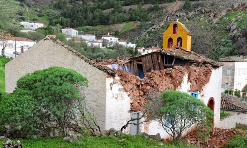 Κατέρρευσε ιστορικός ναός στην Ύδρα