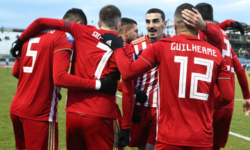 Γκολ ο Γκερέρο και ο Ολυμπιακός μπροστά με 2-0 του Λεβαδειακού (vid)