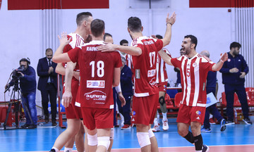 Ο Ολυμπιακός έτοιμος για τους «8» του CEV Cup