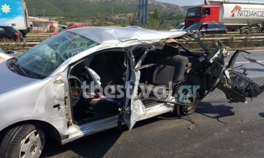 Τροχαίο με έναν νεκρό στην παλαιά εθνική οδό Θεσσαλονίκης - Κατερίνης