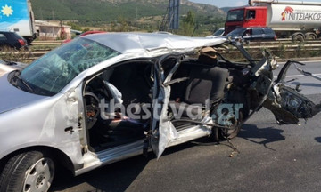 Τροχαίο με έναν νεκρό στην παλαιά εθνική οδό Θεσσαλονίκης - Κατερίνης