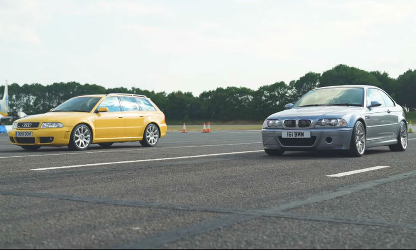 Κόντρα θρύλων: Audi RS4 VS BMW M3 CSL (vid) 