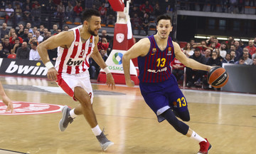 Τα highlights του Ολυμπιακός-Μπαρτσελόνα 55-76 (vid)