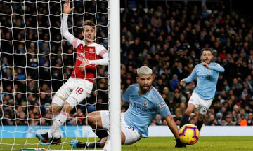 Χατ τρικ ο Αγουέρο, νίκη για τη Σίτι κόντρα στην Άρσεναλ (vid)