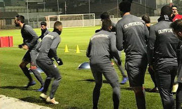 Η προετοιμασία του Ολυμπιακού σε εικόνες (pics)