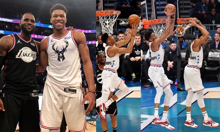 NBA All Star Game 2019: Απίθανη παράσταση Αντετοκούνμπο, νίκη για Team LeBron (vids)