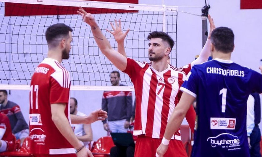 Volleyleague: Συνεχίζεται η «ερυθρόλευκη» προέλαση