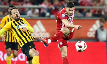 Ολυμπιακός-Άρης: To γκολ του Μασούρα για το 1-0