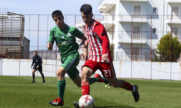 Κ15: Ισόπαλο 1-1 το ντέρμπι ανάμεσα σε Ολυμπιακό και Παναθηναϊκό 