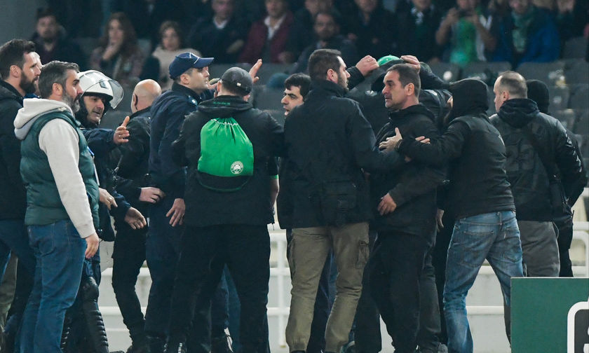 Υπάλληλος της ΠΑΕ Παναθηναϊκός ο μπροστάρης της επίθεσης στον πάγκο του Ολυμπιακού! (vid)