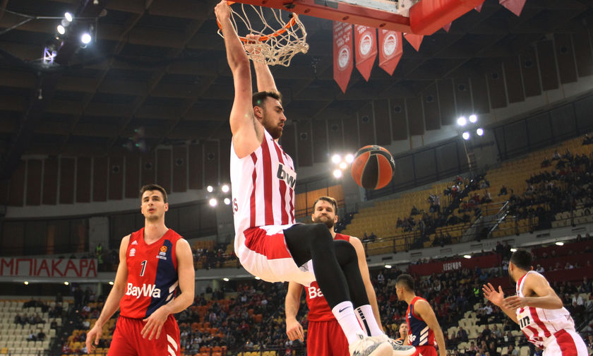 Oλυμπιακός-Μπάγερν 89-69: Ξέσπασε στους Γερμανούς και έβαλε πλώρη για την έκτη θέση