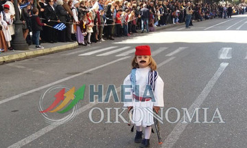 Πύργος: Ο μικρός "μουστακαλής" Αντώνης που έκλεψε τις εντυπώσεις στην παρέλαση