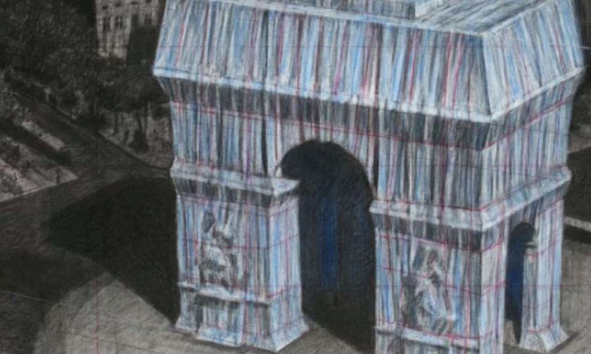 Ο καλλιτέχνης Christo «ντύνει» την Αψίδα του Θριάμβου