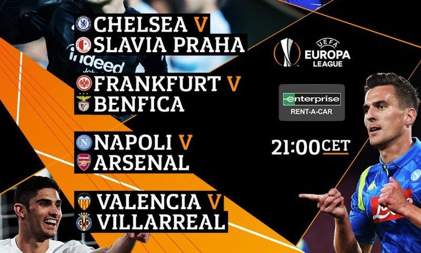 Live: Προημιτελικά Europa League (22.00)